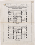1891-109-2 Schetsplan voor een gebouw aan de Wilhelminakade voor de Haven- en Loodsdienst, de Rijksbelastingen en ...