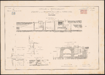 1891-134-4 Tekening van de uitbreiding van de Drinkwaterleiding en afronding van de zuidoostelijke hoek van de ...