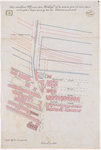 1891-69 Calque op linnen van door de heer P.G. van de Kerkhof af te stane grond aan de verlengden toegangsweg tot de ...