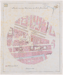 1891-74-2 Kaart met aanduiding van de situatie van de school aan de Sint-Janstraat.Calque op linnen. [Blad 2].