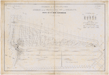 1891-9-1 Calque op linnen van de uitbreiding van de drinkwaterleiding en afronding van de zuidoostelijke hoek van de ...