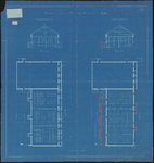 1892-106 Tekening van de verbouwing van de scholen nabij de Weenastraat en Hofplein.