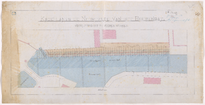 1892-11-2 Calque op linnen van de kade langs de Noordzijde van het Boerengat. Blad 2