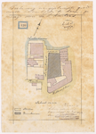 1892-120 Calque op linnen van de te koop aangeplempten grond aan de Zalmkade door de heer Th. L. Kanters.