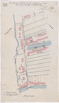 1892-122 Calque op linnen van de aanleg van een hoofdriool in het verlengde van de spuibuis in de Oost Blommersdijkschenweg.