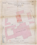 1892-14-2 Calque op linnen van de aankoop van grond voor schoolgebouw aan de Izaäk Hubertstraat. (Plan II).