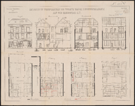 1892-156-2 Ontwerptekening van een Kantoor en werkplaatsen ten dienste van de drinkwaterleiding aan de Haringvliet ...