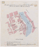 1892-171 Calque op linnen van een te maken gedeelte kaaimuur langs de Rechter Rottekade. (Premé, Van Krieken en de ...