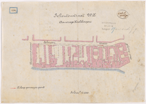 1892-220-2 Calque op linnen van te koop gevraagde grond door Koolsbergen aan de W.Z. van de Schoutenstraat. Blad 2