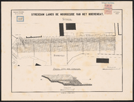 1892-228-2 Tekening van de strekdam langs de Noordzijde van het Boerengat. Blad 2