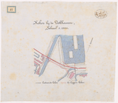 1892-37 Calque op linnen voor een te leggen koker bij de Dokhaven.