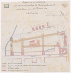 1892-42-2 Calque op linnen van de overname en riolering van straten tussen de Noordmolenstraat en de Laan van Snelleman ...