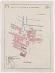 1892-5 Calque op linnen van de overname van een gedeelte van de Kruiskade.