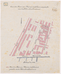 1892-74 Calque op linnen van het aan de heer Van Meenen toebehorend gedeelte van de Bloemkweekersstraat.