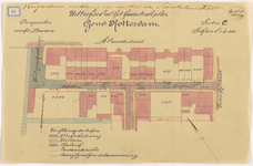 1892-81 Calque op papier van de voorgeschreven verbetering van een gedeelte van de Schoterboschstraat.