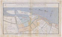 1893-12 Calque op linnen van het Havenplan ten westen der Barendrechtsche haven.