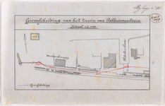 1893-151-2 Calque op linnen van de brug over de Barendrechtschehaven. Blad 2