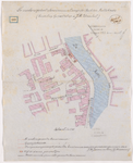 1893-169 Calque op linnen van de te maken gedeelte kaaimuur langs de Rechter Rottekade (Zendeling Genootschap en J.H. ...