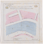 1893-175-1 Calque op linnen van het plaatsen van lantaarns bij de overzet ponten aan de Coolvest, Schie, Rotte, ...