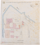 1893-185 Calque op linnen van de door de heer C. Post te koop gevraagde grond aan de Roentgenstraat.