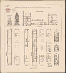 1893-227 Tekening van de verbouwing tot politiebureau van een school aan de Lange Torenstraat en Oppert.