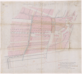 1893-36-1 Calque op linnen van de stratenaanleg op de terreinen van de maatschappijen van grondbezit en van de gemeente ...