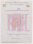 1893-56 Calque op linnen van door de heer J.P. Punt in huur gevraagd terrein aan de Baan.