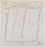 1894-101 Een calque op linnen voor het aanbrengen van de kanalisatie en de openbare verlichting aan de Parkkade en de ...