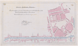 1894-13 Calque op linnen tot verbetering der openbare verlichting aan de O.Z. en W.Z. Schiekade, Raampoortlaan, Hofdijk ...