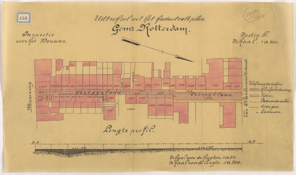 1894-153-1 Crispijnlaan volgens het kadsterplan. (Inspectie over het bouwen) Blad 1