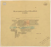 1894-27 Calque op papier van de panden van de firma C.M. van Sillevoldt en omgeving.