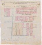 1895-1 Calque op linnen van de verkoop van tien perceelen open grond aan de Teilingerstraat en Schoterboschstraat.