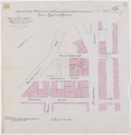 1895-132 Calque op linnen van door de heer F. Steeneken te koop gevraagde grond aan de Steven Hoogendijkstraat.
