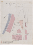 1895-186 Calque op linnen van de door de heer P.A. Weeldenburg te koop gevraagden grond, aan de Persoonsstraat en ...