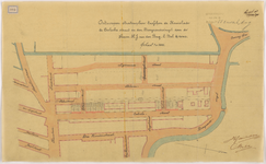 1895-223 Calque van het ontworpen strateplan tussen de Kruiskade, de Coolschestraat en de Diergaardesingel door de ...