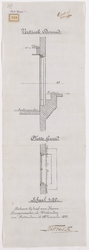 1895-248 Calque op linnen van een door Nic's Pons Nz. te bouwen huis aan de Batavierenstraat.