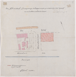 1895-269 Calque op linnen van door de H. H. de Waal en Kraaijvanger te koop gevraagde grond aan de Oost Zeedijk en aan ...