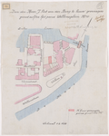 1895-77 Situatieschets van het gebied tussen de Zalmhaven en de Willemskade in verband met te huur gevraagde grond ...