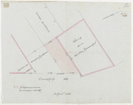 1896-109 Calque op linnen van het verzoek Ruijchaver, tot aankoop van grond aan de Crooswijkseweg.