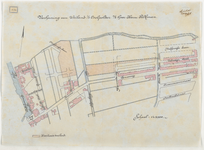 1896-135 Calque op linnen van de verhuur van weiland in de Coolpolder aan de heer Herm. Pelkman.