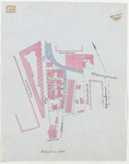 1896-168 Calque op linnen van een perceel grond aan de Vlietkade.