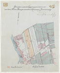 1896-188 Calque op linnen van straten aan te leggen op een terrein van de heer Zaaijer aan de Nieuwe Binnenweg.