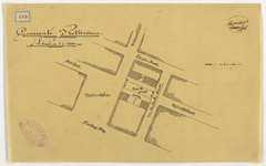 1896-189 Calque van door de heer M. Zaaijer aangevraagde grond aan het Vredenoordplein.
