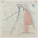 1896-234-2 Calque op linnen van een stratenplan in de Varkenoordse Polder. ( Bijlage B ).