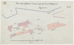 1896-295 Calque op linnen van door de heer G. Pelt Jz. Te koop gevraagden grond aan de Atjehstraat.