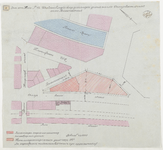 1896-50 Calque op linnen van door de heer P.A. Weeldenburg te koop gevraagde grond aan de Oranjeboomstraat en de ...