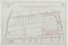 1896-94 Calque op linnen van te leggen buizen en te plaatsen lantaarns in enige straten in Oost Blommersdijk.