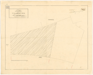 1897-101 Tekening en calque met kaart van een perceel grond aan de Mathenesserlaan.