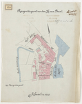 1897-150 Calque op linnen van recognitiegrond van de Hr. van Beest.