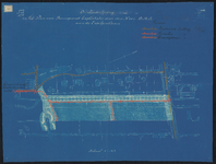 1897-162 Tekening van de drinkwaterleiding in het plan voor bouwgrond exploitatie door de hr. D. Puls aan de Esschenlaan.